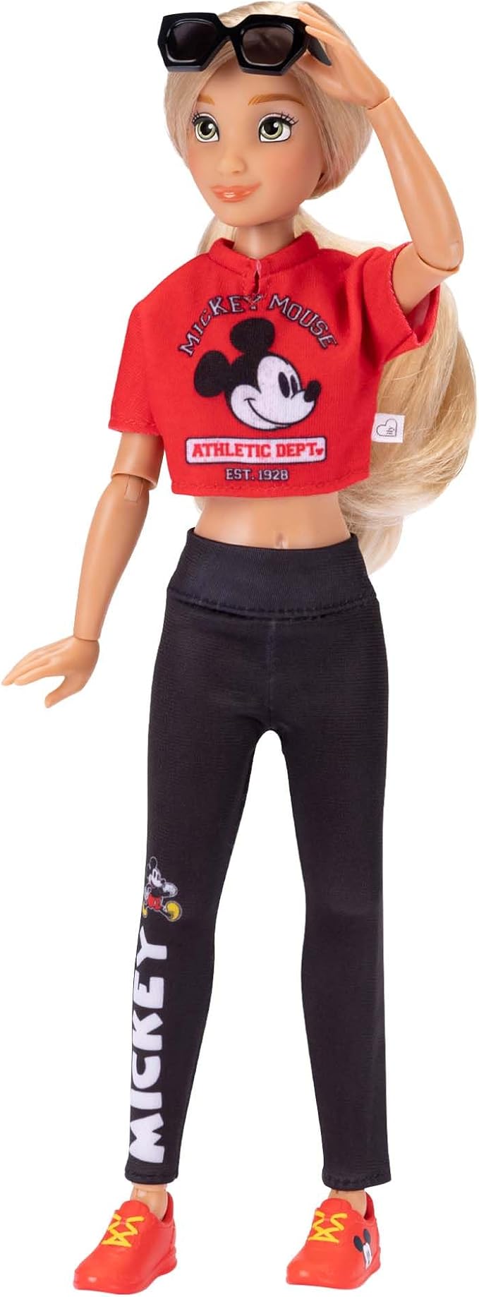Disney ILY 4EVER Fashion Dolls Inspired By Mickey 11.5" Tall with 13 Points of Articulation, Glittery Mickey Ring Included for You!