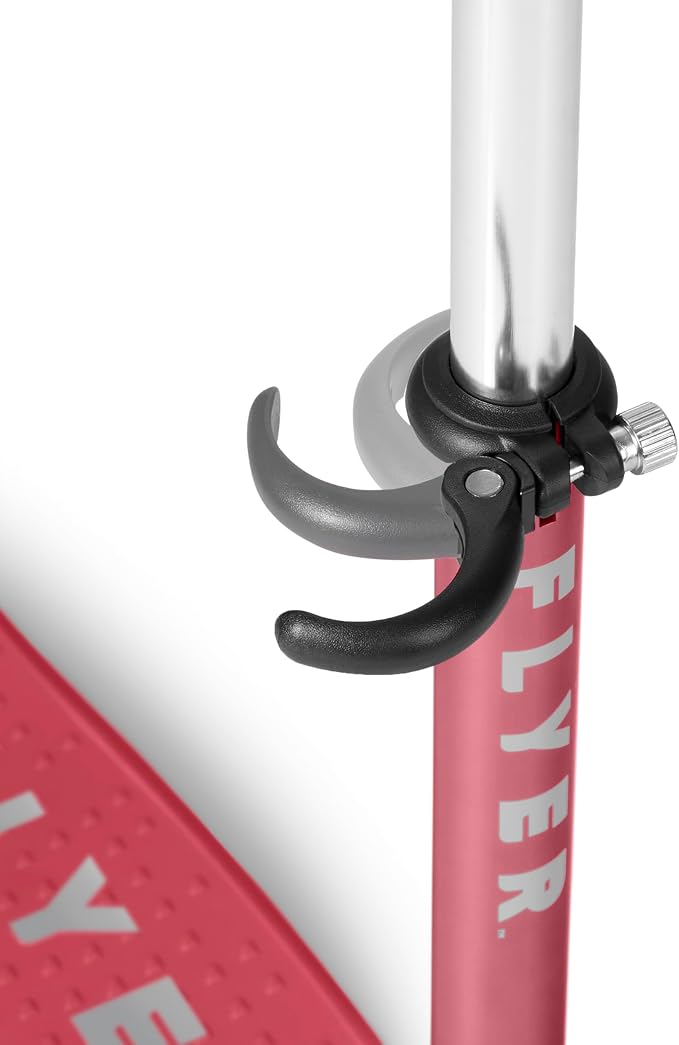Kids Scooter, 3 Wheel Scooter, Flyer Glider Pro with Light Up Wheels, Pink, Radio Flyer Ride On Toys for Kids 5-12 Years Old, for Outdoor Riding