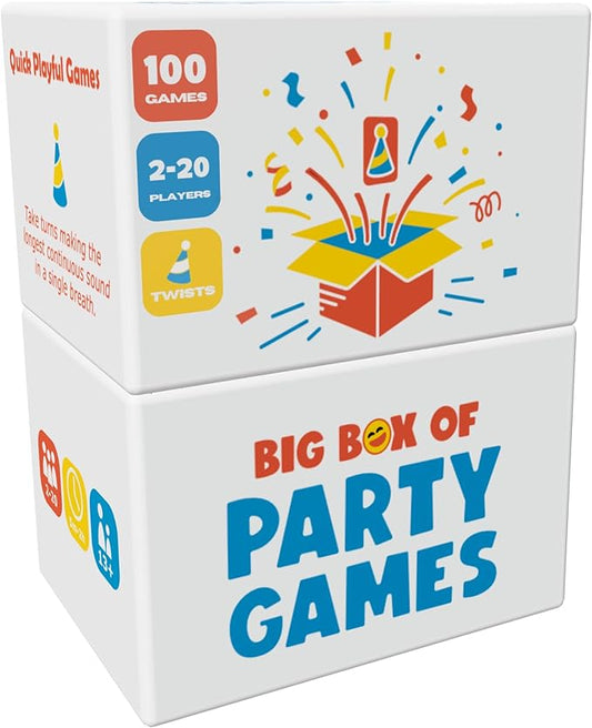 100 Game Night Card Games for Large Groups | Icebreakers, Team Building & Family Games | 2-20 Players | Party Games for Adults and Teens