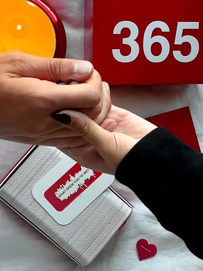 WE’RE NOT Really Strangers 365 Card Game – Daily Conversation Cards for Couples – Gift for Partners, Fun & Meaningful Scratch-Off Relationship & Marriage Activities & Questions, Ages 18+, 2 Players