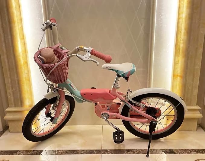 MEGHNA Woven Mini Bike Basket for Kid Bike Handlebar Bike Basket for Girl Boy for Scooter, Multi-Colors