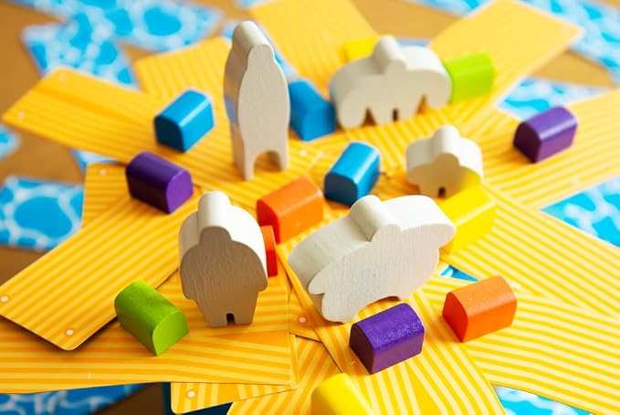 Oink Games Rafter Five Board Game | Dexterity Balance Card Game | 1–6 Players | Ages 7+ | Portable Travel Game
