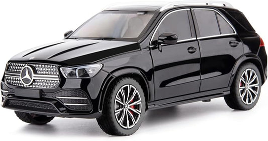 WAKAKAC Compatible for 1/24 Alloy Die-cast GLE 350 Toy Car with Sound and Light Pull Back Collection Model Car for Kids Gift (Black)