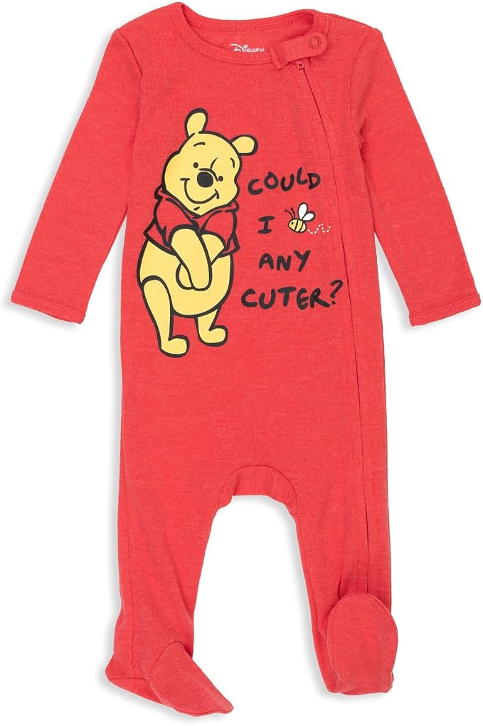 Disney Baby Boys' 2-Pack Footed One-Piece Sleep N' Play Newborn to Infant