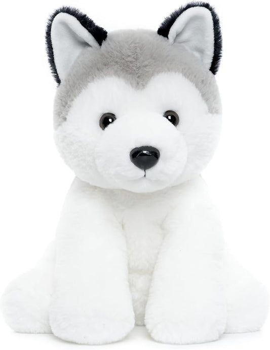 WEIGEDU Siberian Husky Stuffed Animals, 12 inches | Soft Puppy Plush Toy, For Kids, Girls, Boys, Baby, Birthday Gift, Bedtime Gift