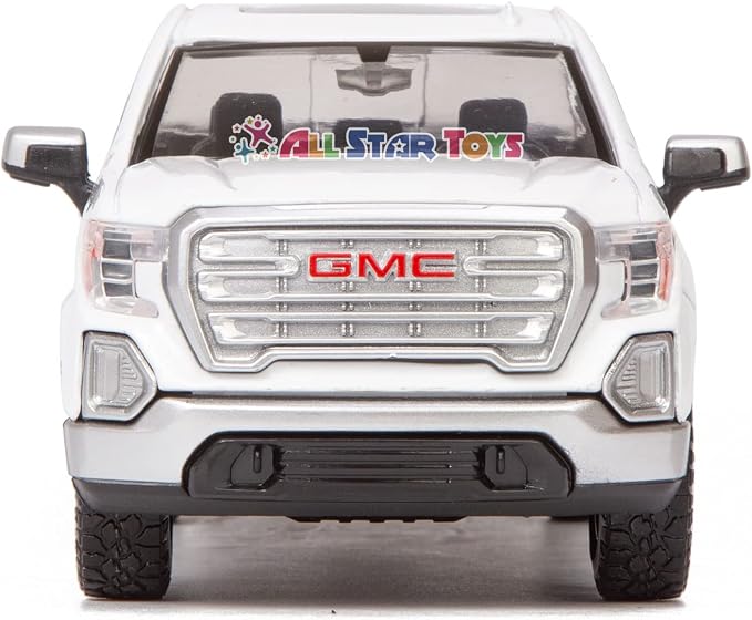 2019 GMC Sierra 1500 SLT Crew Cab 4x4 Pickup Truck with Sunroof White Timeless Legends Series 1/24-1/27 Diecast Model Car by Motormax 79361