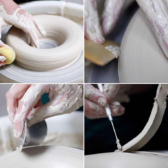 ReArt Air Dry Modeling Clay, for Sculpting, Wheel Throwing, Hand Building, All-Purpose Modeling Clay 10lbs for Sculpting (Gray)