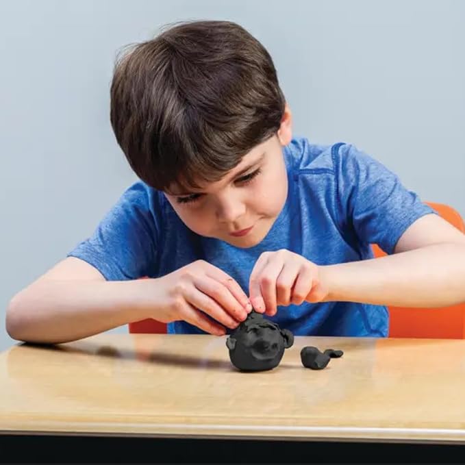 Prang Modeling Clay, Black, 1 lb. Block, Case of 12 Blocks, 192 oz. Total | Pliable, Non-Hardening, Non-Staining, Easy Clean-Up, Perfect for Preschool and Elementary Aged Children