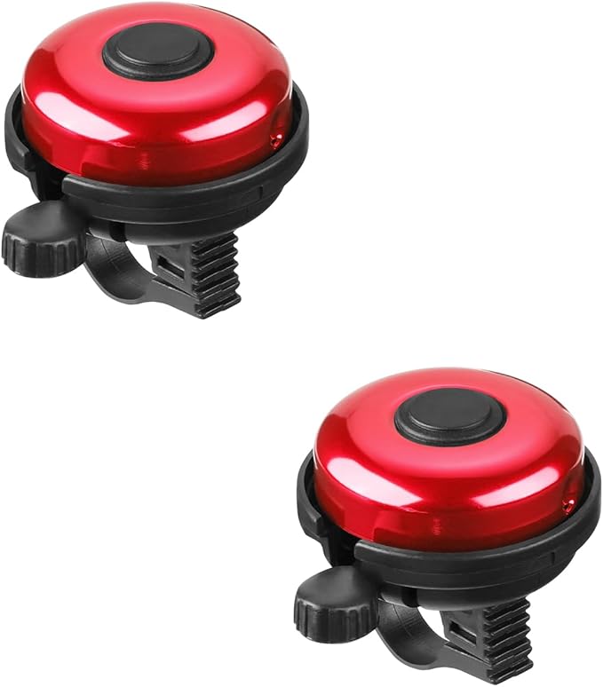 Accmor Classic Bike Bell, Aluminum Bicycle Bell, Loud Crisp Clear Sound Bicycle Bike Bell for Adults Kids