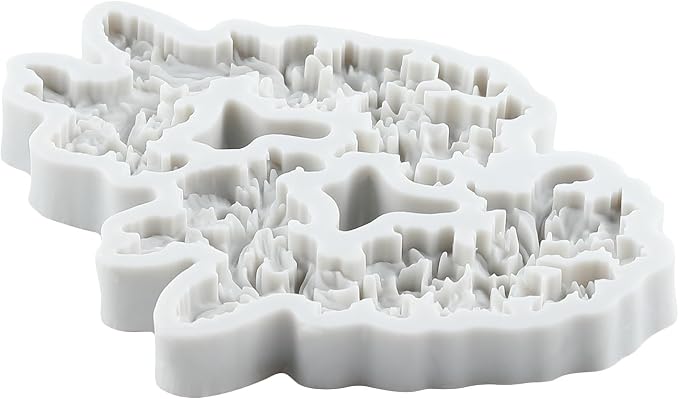 Baroque Leaf Scroll Polymer Clay Mold Curlicues Scroll Lace Silicone Molds for DIY Craft Epoxy Resin Casting Polymer Clay Tools Crafts Air Dry Jewelry Making