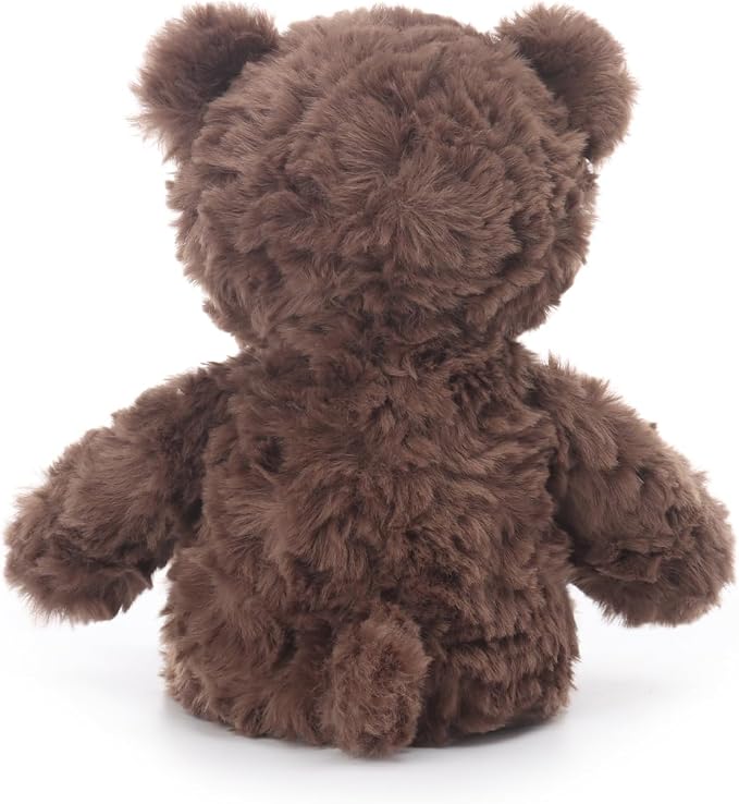 Apricot Lamb Coffee Flower Bear Stuffed Animals for Kids, Soft Cute Plush Toys for Baby Girl and Boy, 8 Inches
