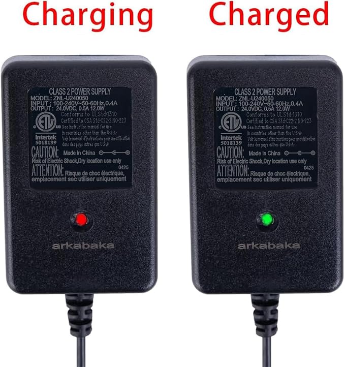 24V Charger for Ride on Toys, 24 Volt Battery Charger for Ride on Car SUV Car Ride-Ons Accessories