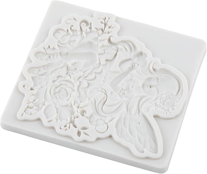 Flower Fairy Polymer Clay Molds Butterfly Fairy Silicone Mold for Epoxy Resin Casting DIY Crafts Air Dry Polymer Crafts Supplies Clay Tools