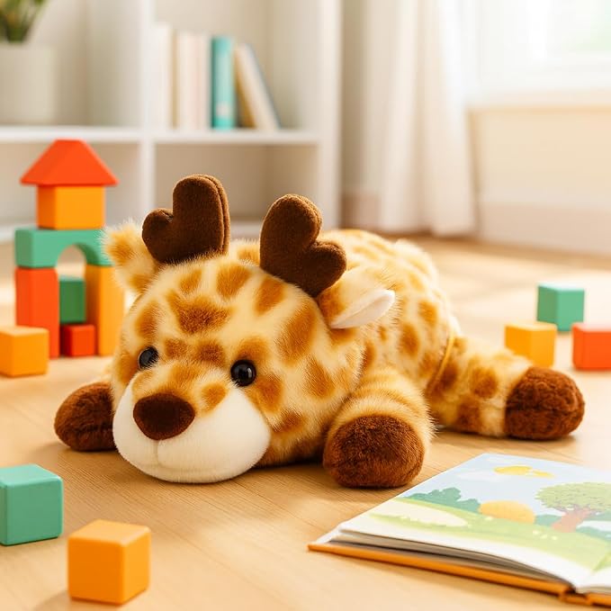Adorable Giraffe Stuffed Animal Soft Giraffe Plush Toy Cute Birthday Gifts for Boys Girls Kids Toddlers