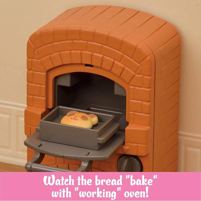 Calico Critters - Bakery Shop Starter Set for Red Roof Cozy Cottage - Dollhouse Furniture – Kids Pretend Play Toy, Miniature Dollhouse Furniture & Accessories Add-On, Ages 3+