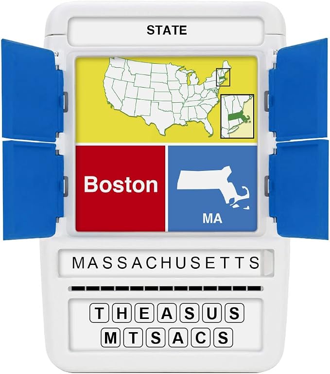 100 PICS US States & Capitals Flash Cards | All 50 States and Capitals to Learn | Fun and Functional Case | Ultimate Flashcards for United States Geography | Card Games for Kids and Adults | Ages 6+