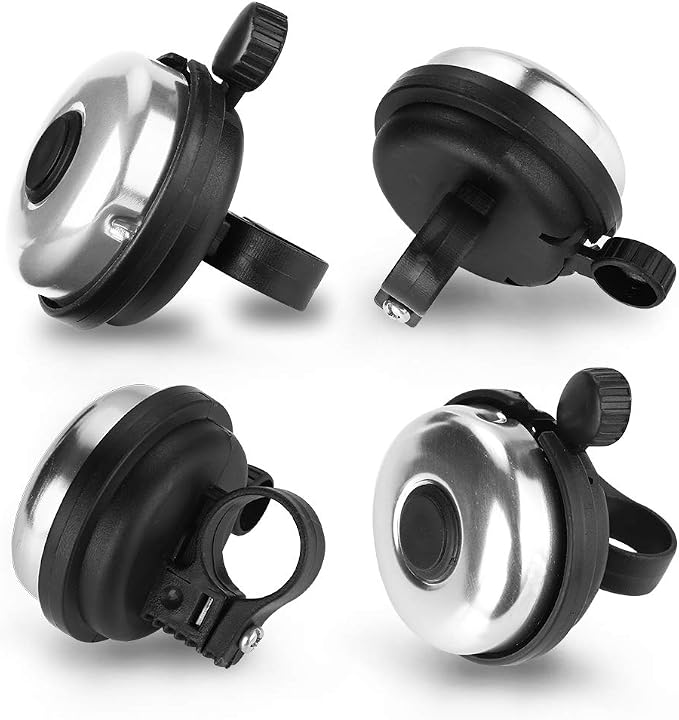 Accmor Classic Bike Bell, Aluminum Bicycle Bell, Loud Crisp Clear Sound Bicycle Bike Bell for Adults Kids