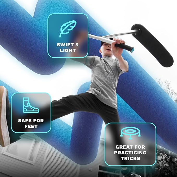 in Do the Trick - Trick Scooter for Teenagers & Adults - 6-15 Years - Trampoline Scooter Ideal for Trampoline Stunt Exercises, Professionals & Beginners - Indoor & Outdoor Freestyle