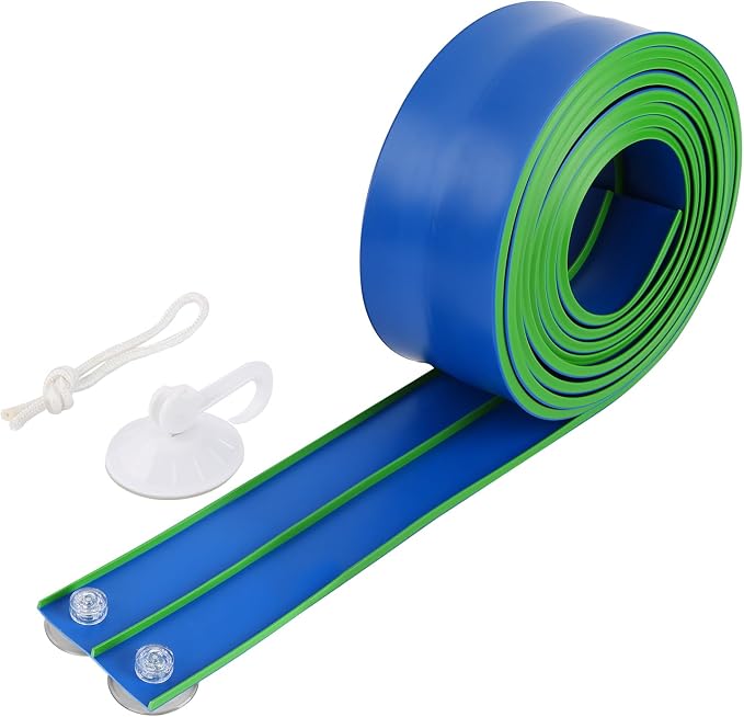 Flexible Race Car Track 15 Ft Starter Set with Suction Cups Compatible with Diecast 1/64th Car for Ages 3 & Up Track Long Rolls Up Portable Racetrack