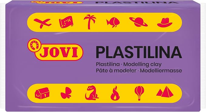 Jovi - Reusable Non-Hardening Modeling Clay, 30 Purple Bars, 1.75 oz Each | Total of 3.3 lb, Perfect for Arts & Crafts Projects