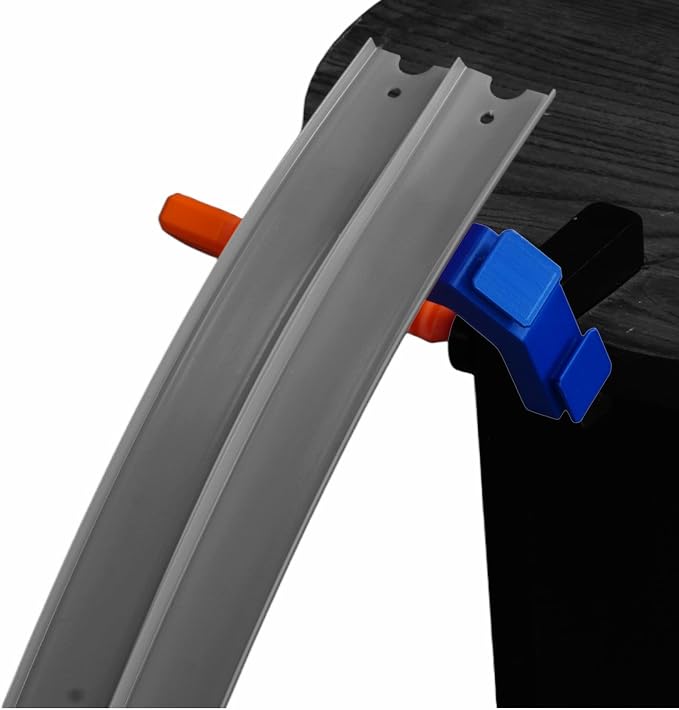 TechConnext Track Clamp for Hot Wheels Track (2 Pack) – Durable PLA Plastic, Up to 25% Stronger, Softer Top for Screw, Secure Grip, Made in USA