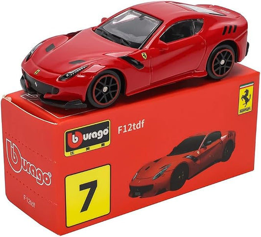 Bburago 1:64 Scale Ferrari Series Model Collection Race Diecast Metal Model Car (F12 TDE)
