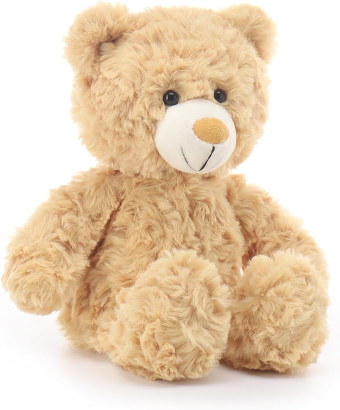 Apricot Lamb Ginger Yellow Flower Bear Stuffed Animals for Kids, Soft Cute Plush Toys for Baby Girl and Boy, 8 Inches