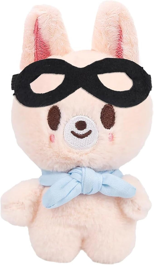 JUNG KOOK SKZ Plushies Skzoo 3RD Stuffed Animal Toy Skz Merch Fans Meeting Dolls with Sunglasses Removable for Fans (FoxI.Ny)
