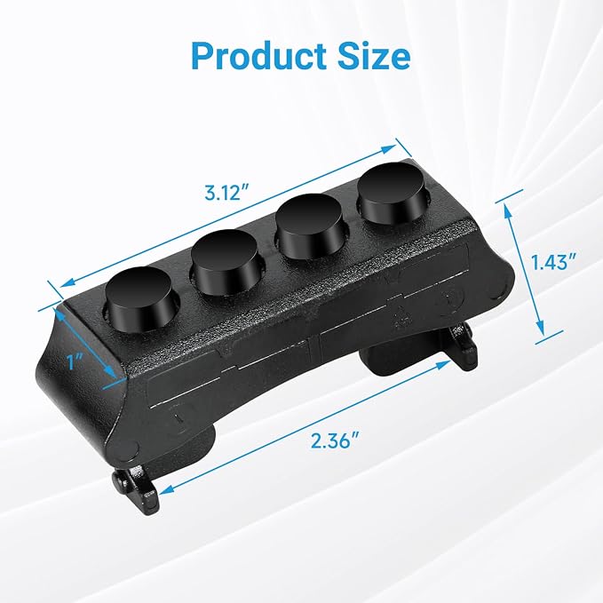 EOPOAYI Spark Cartridge Compatible with Razor Flash Rider 360 Trike, Spark Pad Replacement for eSpark Electric Scooter Spark 1.0 2.0 Kick Scooter DLX Kids Ride Bar Attachment Brake Parts 1-2 Pack