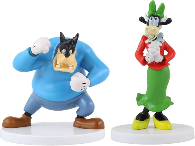 Toptoys2u Bargain Bundles Mickey and Friends 3D Figures - Highly Detailed Collectible Miniature Figures Perfect for Cake Toppers - (Complete Set of 12)