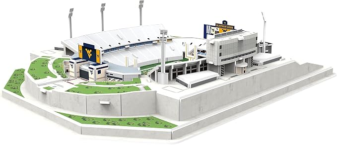 Pro Lion 3D Jigsaw Puzzle Milan Pushkar Stadium Construction Building Kits - 120 Pieces | West Virginia Football League Gifts for Boys, Adults, Men & Kids Aged 7+ | Puzzles Games Kit for Creative Fans