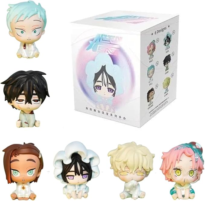 Anime Alien Stage Baby Series Figure Blind Box, Ivan Till MIZI SUA Luka Officially Licensed PVC Figure Collection Gift (Random 1pcs)