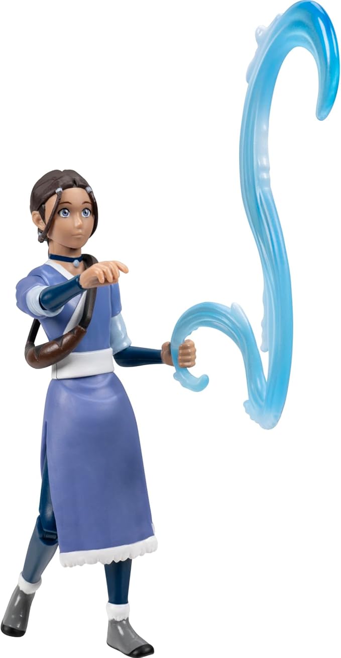 Jazwares Avatar: The Last Airbender Katara (Book One) - 4.5-Inch Scale Figure with Water Whip and Battle Action