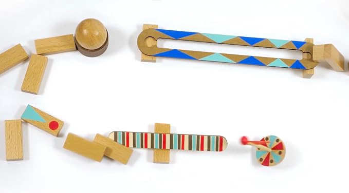 DJECO - Zig & Go 48-Piece Set - Building Intricate Marble Tracks - Stimulates Creative Thinking - Engaging Play for Intellectual Growth - Educational STEM Learning - Ages 8+ Years