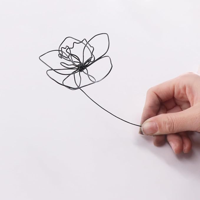BoFUN Easy Wire Flower Crafts Kit for Teens& Adults, DIY Art Hobbies Metal Flower Making Set for Women, Creative Handmade Craft Supplies for Home Decor, Party, Mom Birthday Gift (Antique)