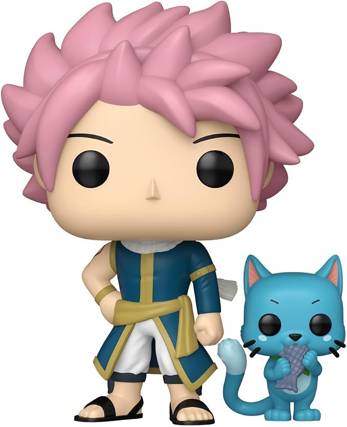 Funko Pop!&Buddy: Fairy Tail 100 Years Quest - Natsu and Happy - Collectable Vinyl Figure - Gift Idea - Official Merchandise - Toys for Kids & Adults - Anime Fans