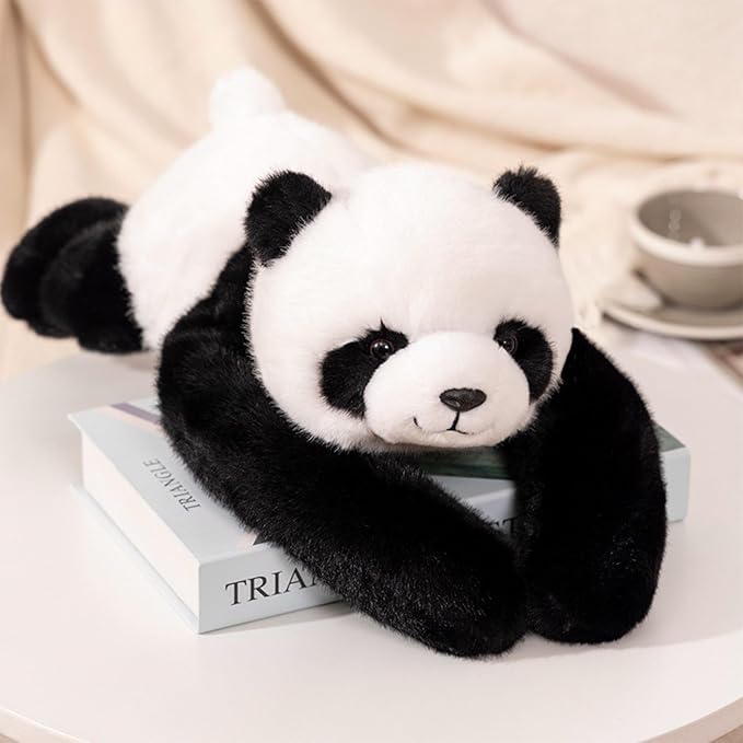 11.8 inch Panda Weighted Stuffed Animals, Weighted Panda Plush Animal, Cute Soft Plush Toy Pillow Hugging Plushie Gifts for Kids Adults