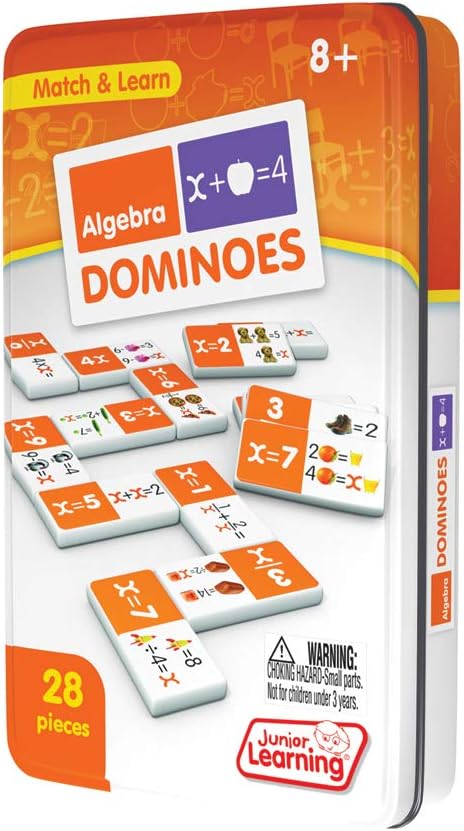 Junior Learning JL497 Algebra Dominoes, Multi