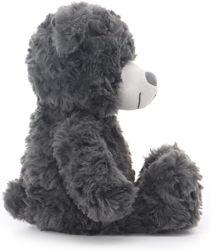 Apricot Lamb Ash Gray Flower Bear Stuffed Animals for Kids, Soft Cute Plush Toys for Baby Girl and Boy, 8 Inches