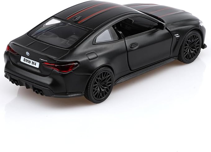 TOKAXI 1/36 Scale BMW M4 Diecast Model Cars,Pull Back Vehicles BMW Toy Cars,Cars Gifts for Boys Girls(Black)