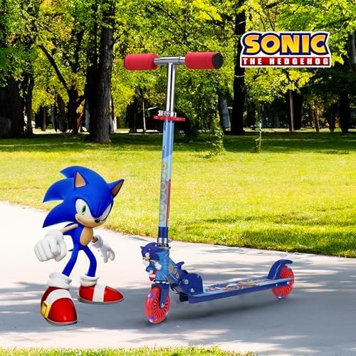 2 Wheel Kick Scooter for Kids, Foldable, Light Up LED Wheels