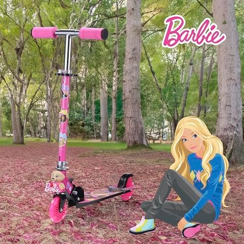 2 Wheel Kick Scooter for Kids, Foldable, Light Up LED Wheels