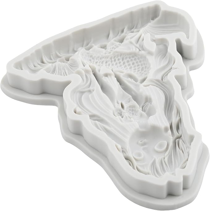 Mermaid Polymer Clay Mold Mermaid Girl Silicone Molds for DIY Craft Epoxy Resin Casting Polymer Clay Tools Crafts Air Dry Jewelry Making