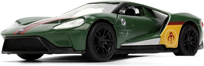 Jada Star Wars Boba Fett 2017 Ford GT – 1:32 Scale Hollywood Rides Die-Cast Collectible Car Toys – Toy for Collectors and Fans