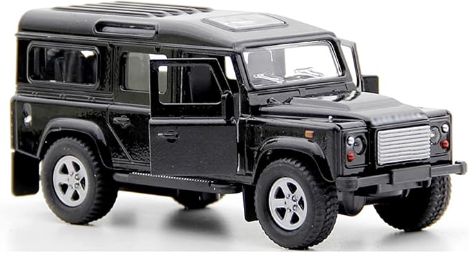 Toy Camper SUV Trailer Towing RV Motorhome Toys for Boys Diecast Truck Model Car Metal Pull Back Toy Cars Vehicle, Doors Open Light Sound, Outdoor Land Adventure Play Set, Kids Gifts