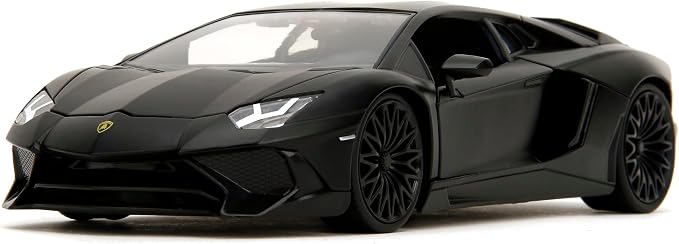 Jada Fast & Furious Shaw's Lamborghini Aventador SV – Die-Cast Vehicle, Opening Doors, Hood & Trunk, 1:24 Scale