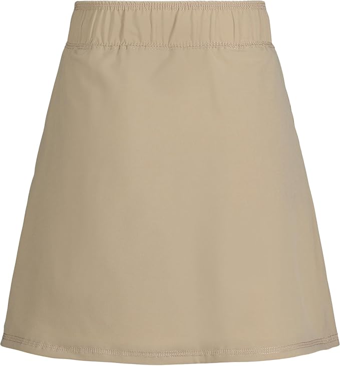 Nautica girls School Uniform Pull-on Scooter Skirt With Undershorts, Knit Waistband & Functional Pockets