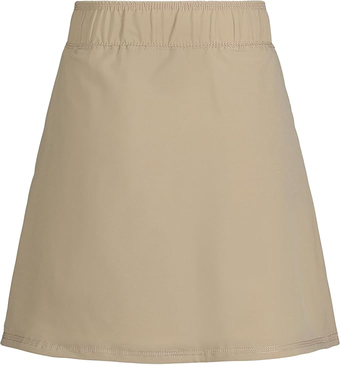 Nautica girls School Uniform Pull-on Scooter Skirt With Undershorts, Knit Waistband & Functional Pockets