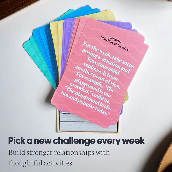 Building Creativity 52 Challenge Cards for Kids & Parents | SEL Emotional Intelligence | Social Emotional Learning Activities | Life Skills Classroom Must Haves | Teachers & Psychologists
