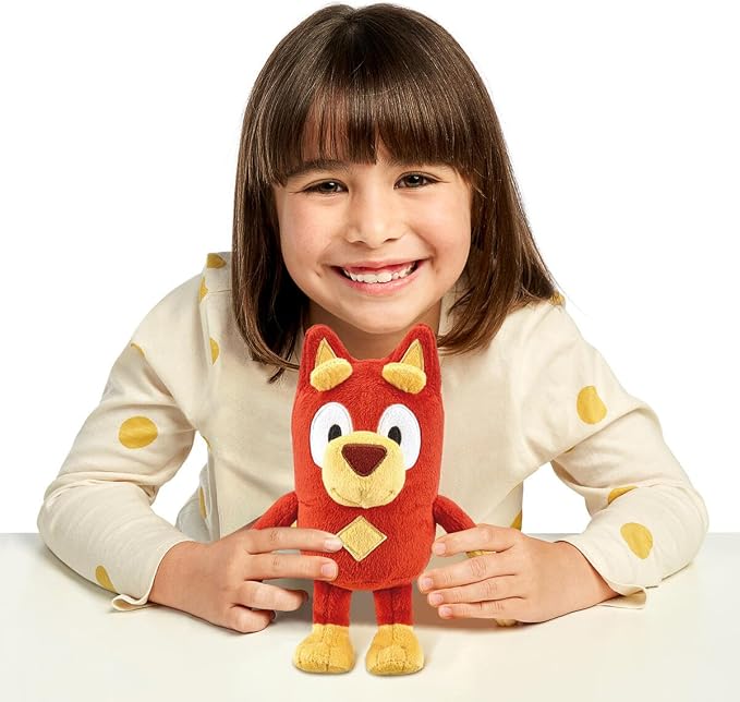 Bluey Friends 3 Pack Plush, 6.5-7.5"/ 16-23 cm Tall Plush Toys (Rusty, Lila, and Snickers)